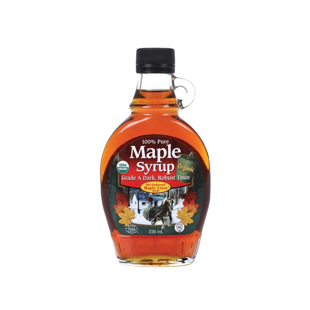 סירופ מייפל טהור אורגני | מייפל קרסט 236 מ״ל - Old Fashioned Maple Crest - פריקפוא