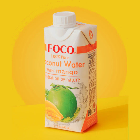 מי קוקוס בטעם מנגו | פוקו - Foco - פריקפוא