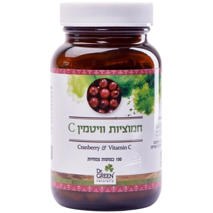 כמוסות חמוציות עם ויטמין C | ד"ר גרין