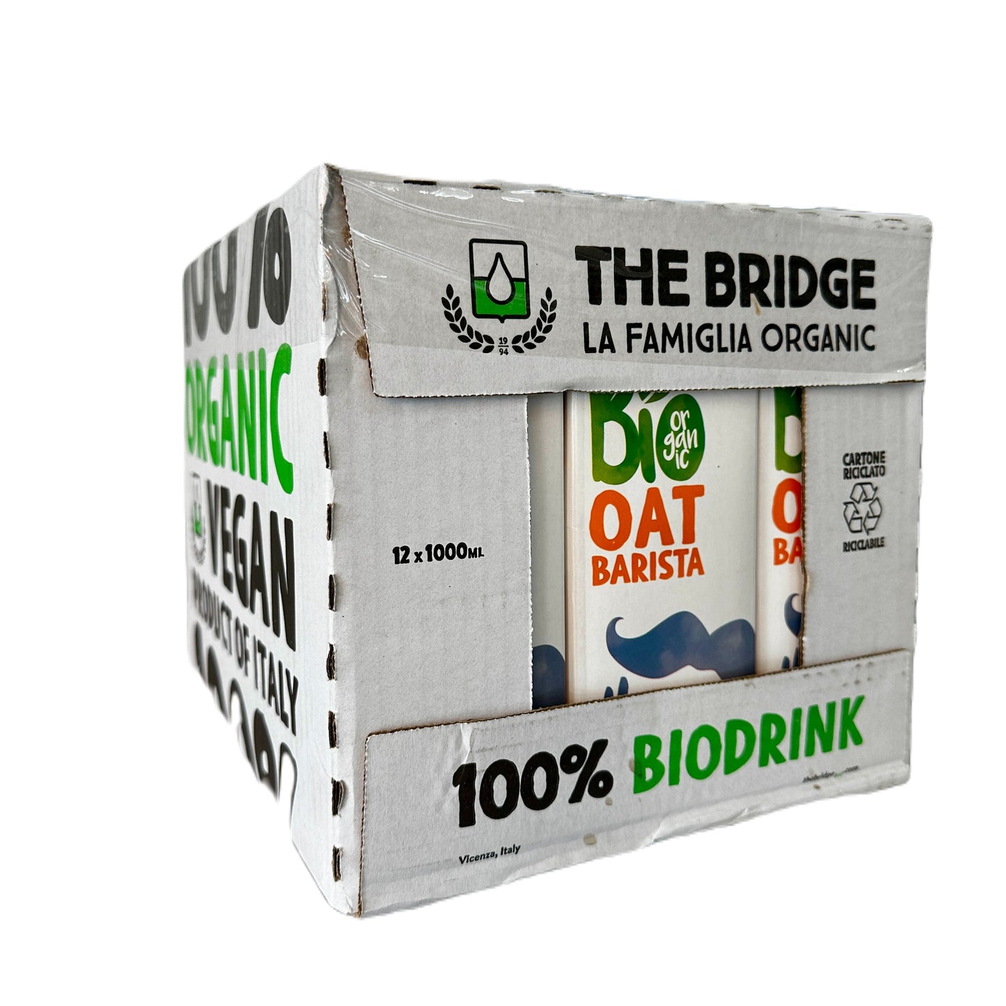 משקה שיבולת שועל בריסטה אורגני | דה ברידג - מארז 12 יחידות - The Bridge Bio - פריקפוא