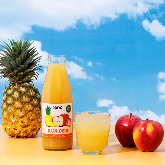 מיץ תפוח אננס אורגני - גרופר - פריקפוא