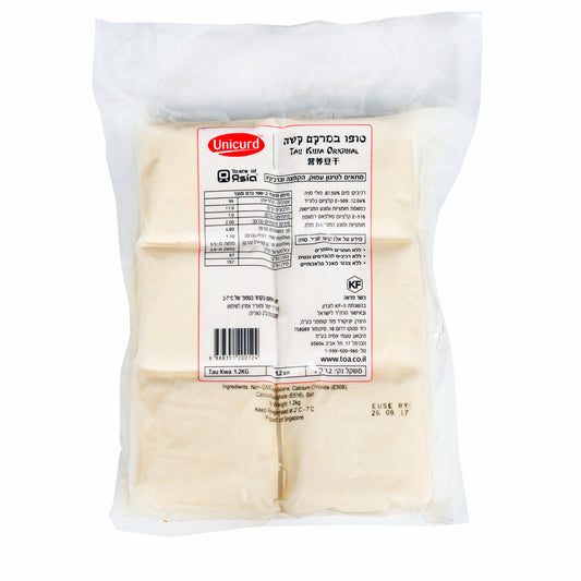 טופו טרי Unicurd Tau Kwa במרקם קשה 1.2 ק"ג | טעמי אסיה - Taste of Asia - פריקפוא