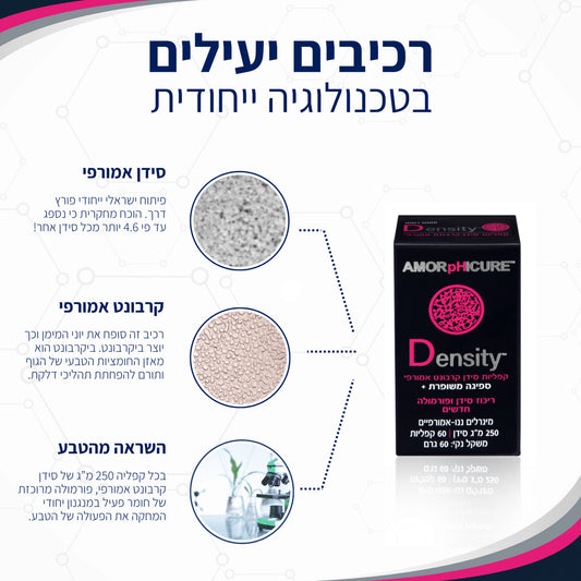 דנסיטי סידן אמורפי DENSITY - אמורפיקל - פריקפוא