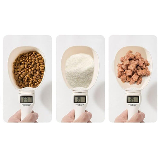 כף מזיגת אוכל עם שקילה ותצוגה דיגיטלית - Feed My Pet - פריקפוא