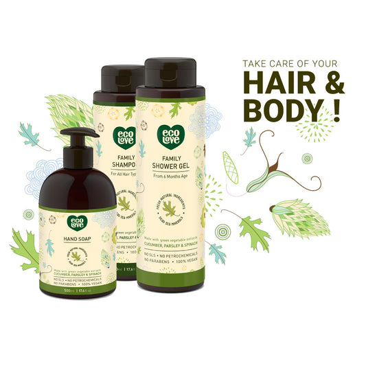 סבון ידיים משפחתי - ירוק - 5 ליטר | אקולאב - ecoLove - פריקפוא