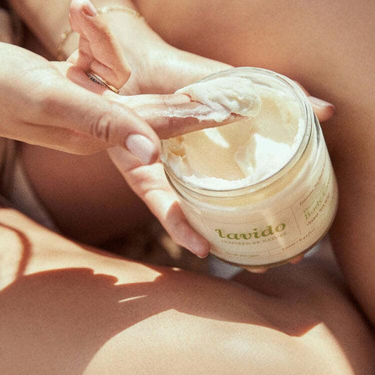 קרם גוף טיפולי ™GreenAid - לבנדר, עץ התה וקצח | לבידו - Lavido - פריקפוא