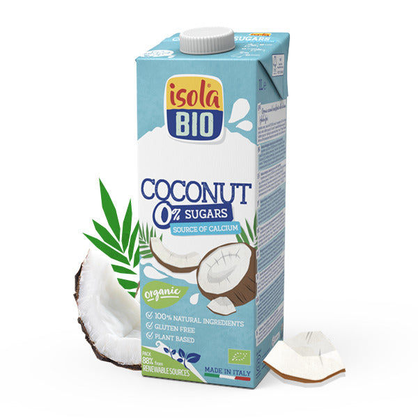 משקה קוקוס 0% סוכר אורגני ללא גלוטן | איזולה ביו - Isola Bio - פריקפוא