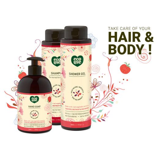 סבון גוף - אדום | אקולאב - ecoLove - פריקפוא