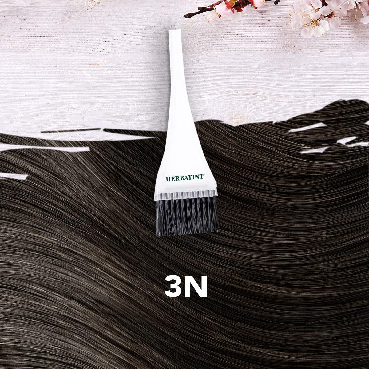צבע טבעי לשיער גוון חום ערמוני כהה 3N | הרבטינט - Herbatint - פריקפוא