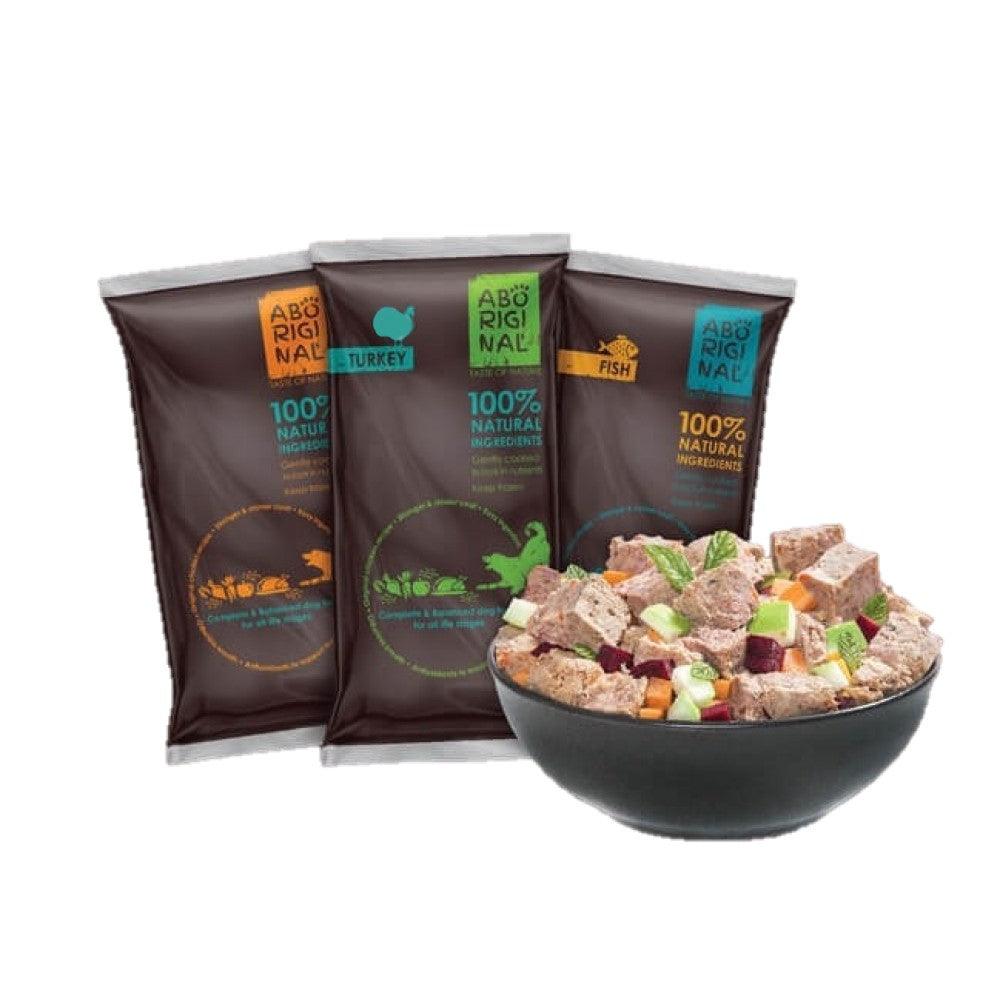מארז מיקס עוף הודו ודגים לכלב 15 ק"ג | אבוריג'ינל - Aboriginal - פריקפוא
