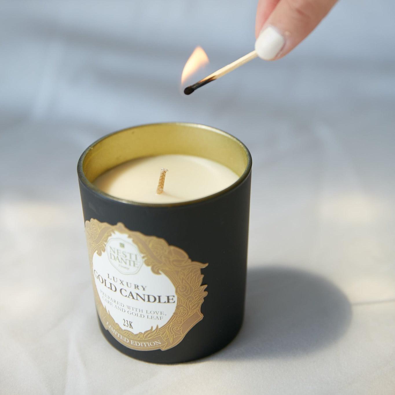נר צמחי זהב Luxury Gold 23K | נסטי דנטה - Nesti Dante - פריקפוא