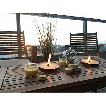 נר לפיד דוחה יתושים ציטרונלה - מוצר בודד - פריקפוא