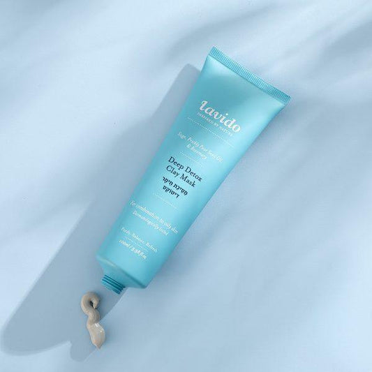 מסיכת חימר דיטוקס - מרווה, שמן סברס ורוזמרין | לבידו - Lavido - פריקפוא