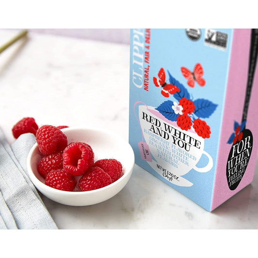 תה לבן עם פטל אורגני | קליפר - Clipper - פריקפוא