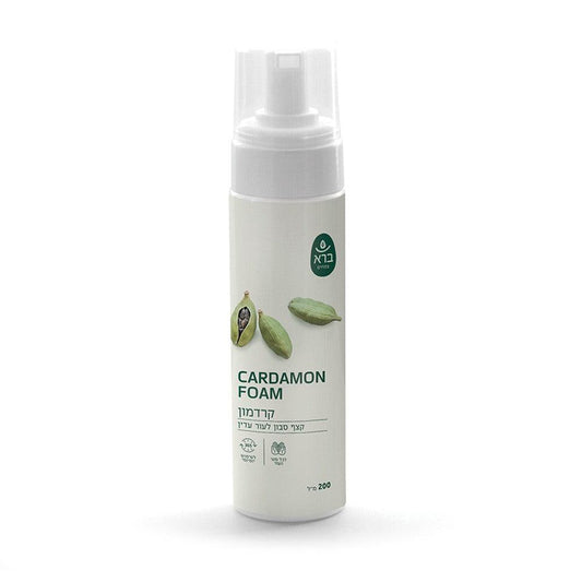 קרדמון קצף סבון לעור עדין | Cardamon Facial Cleaning Foam - ברא צמחים - פריקפוא