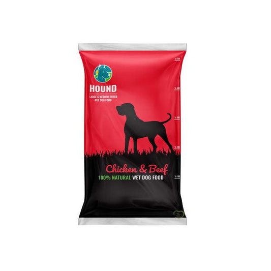 מתכון עוף ובקר לגזעים בינוניים-גדולים | האונד - Aboriginal - פריקפוא