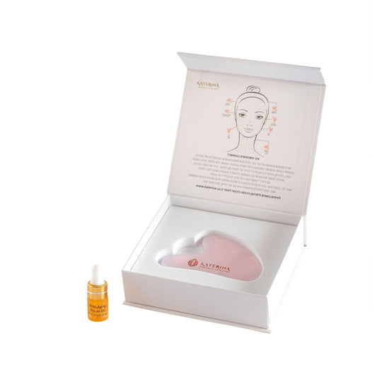 גוואשה אורגנית | כלי עיסוי ופיסול לפנים | Guasha - קטרינה - פריקפוא