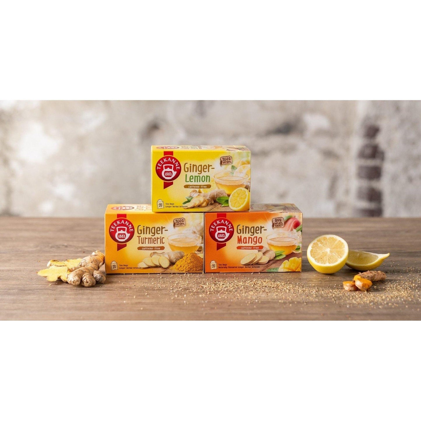 חליטת צמחים ג׳ינג׳ר מנגו | פומפדור - Pompadour - פריקפוא