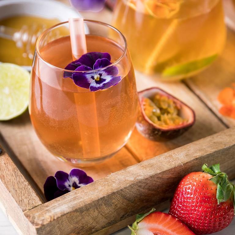 חליטה קרה תות שדה ותפוז | פומפדור - Pompadour - פריקפוא