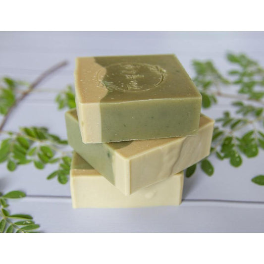 סבון פנים מאצ'ה ומורינגה לעור רגיל עד יבש - עץ החיים - פריקפוא