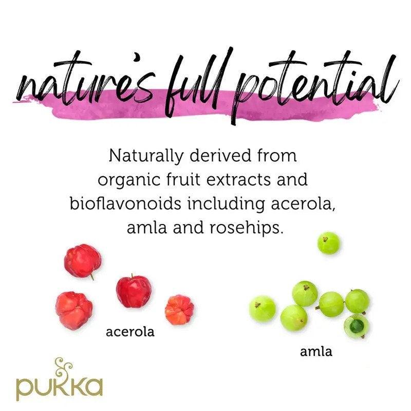 ויטמין סי טבעי - ברי סי | פוקה - Pukka - פריקפוא