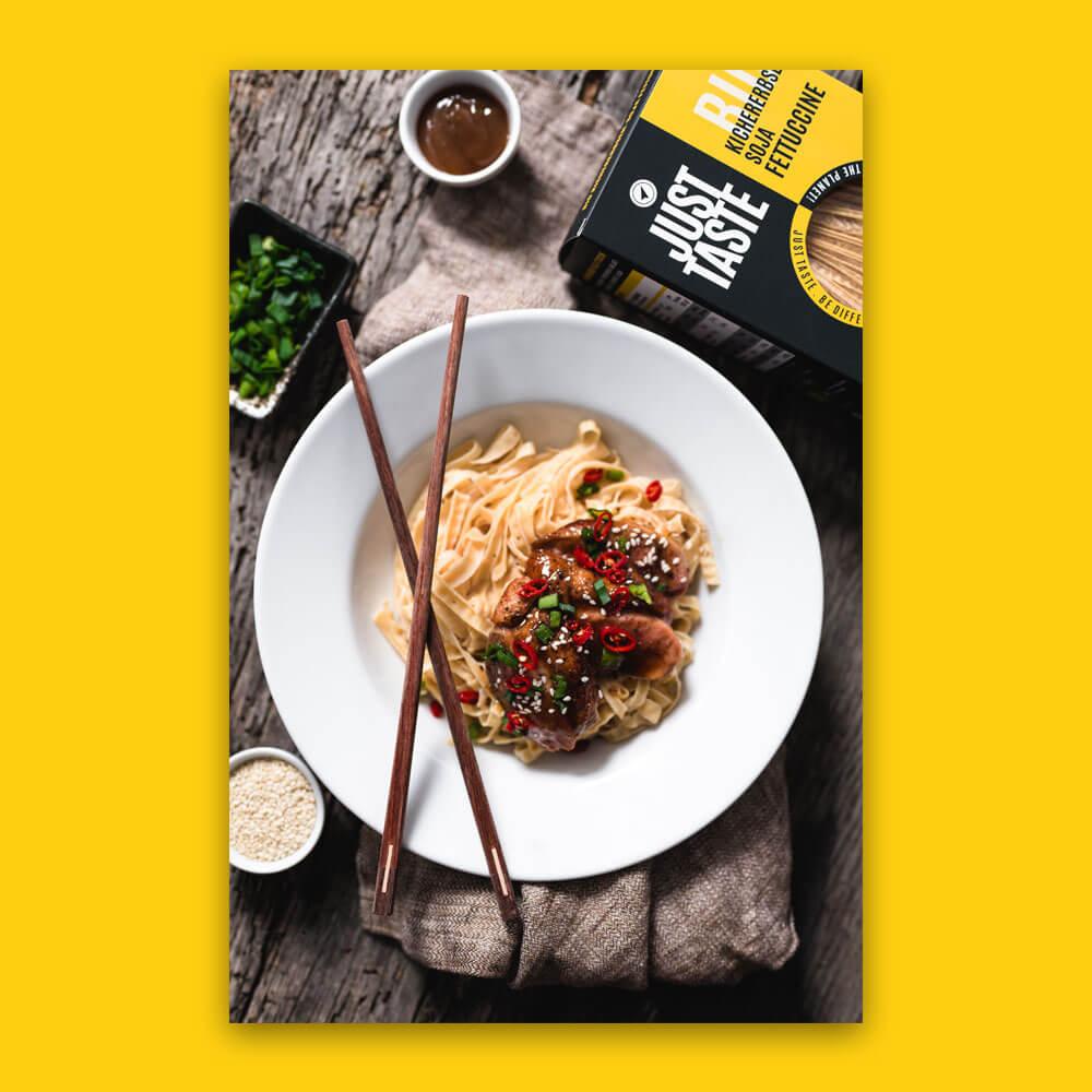 אטריות פטוצ'יני חומוס אורגני - Just Taste - פריקפוא