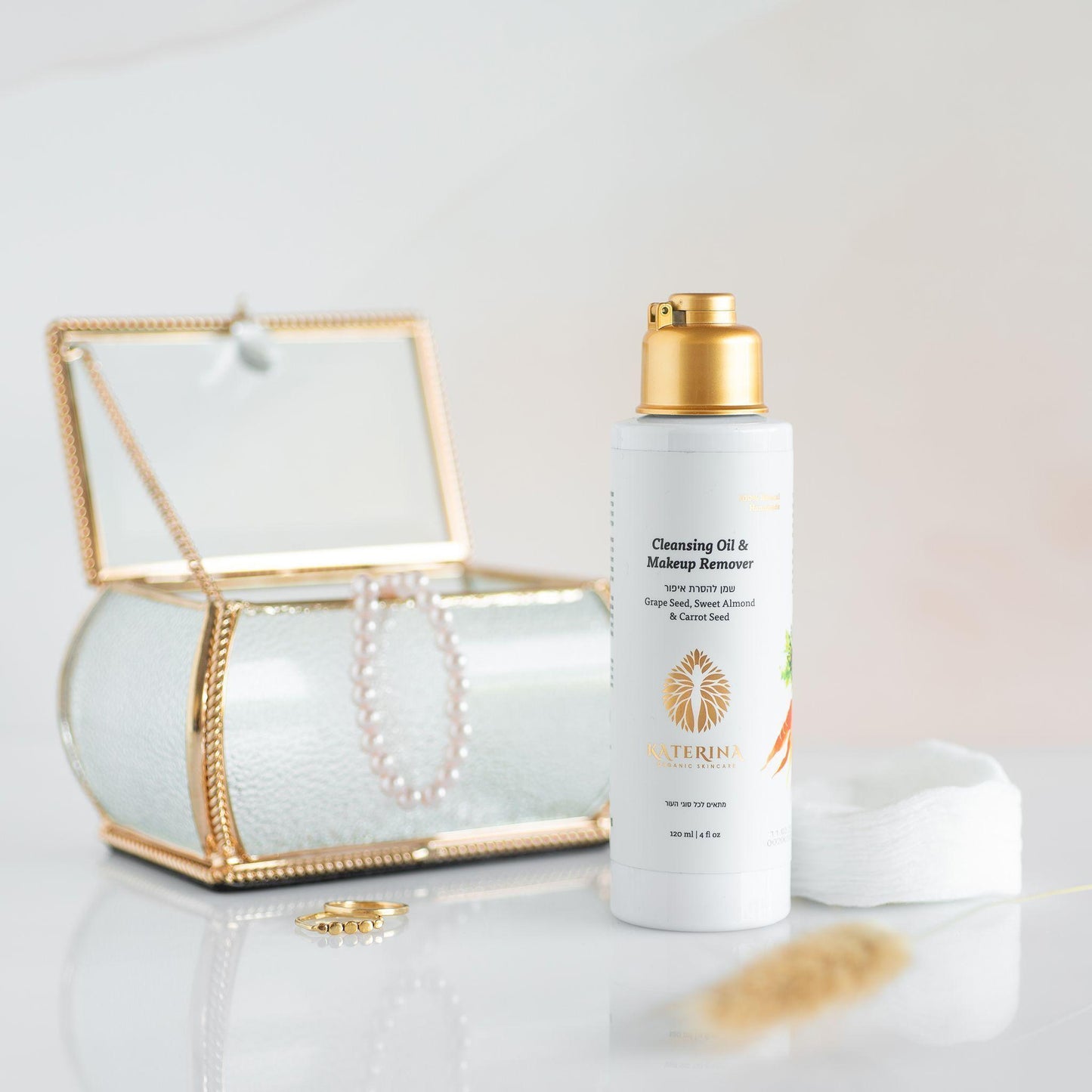 שמן להסרת איפור אורגני | Cleansing Oil & Makeup Remover - קטרינה - פריקפוא