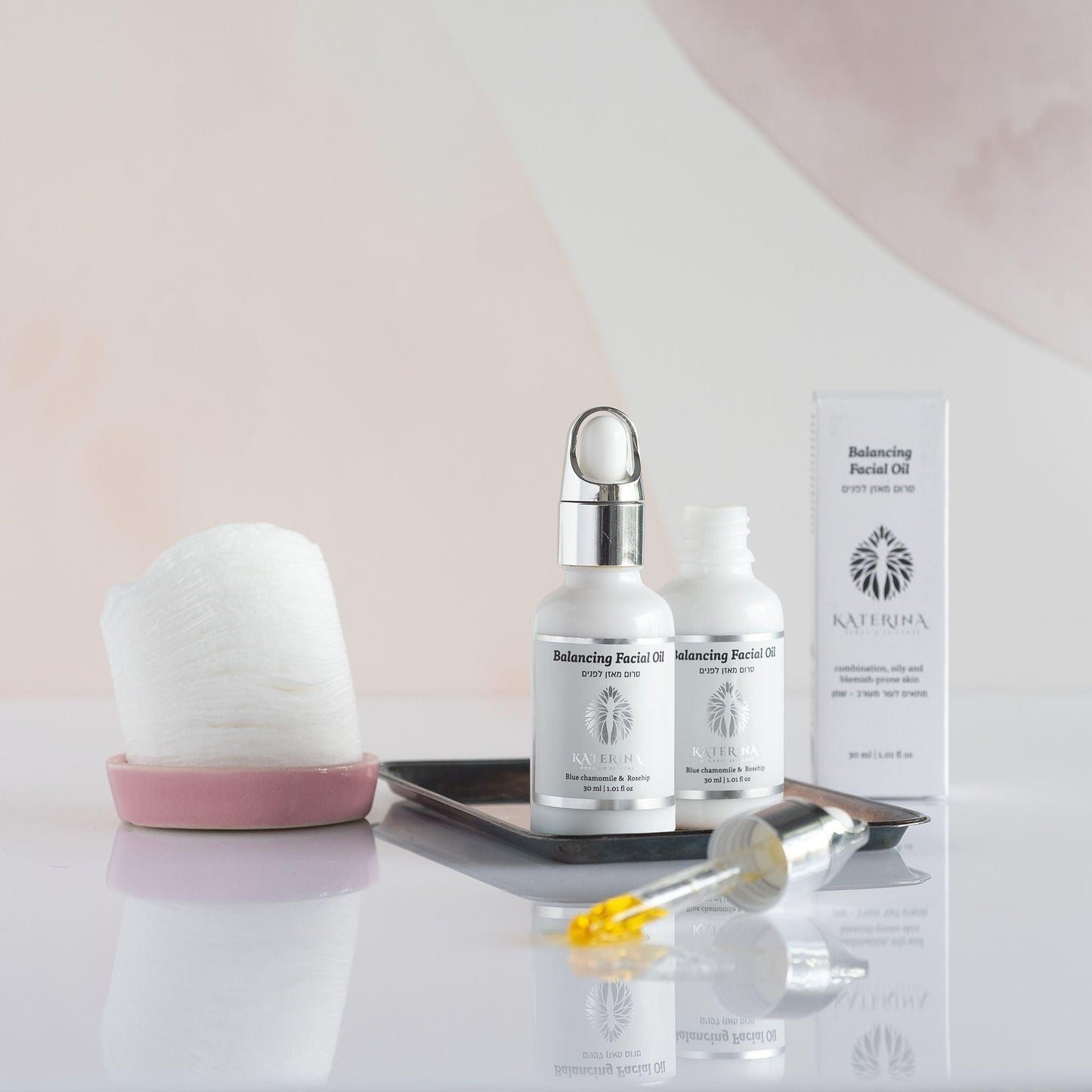 סרום שמנים מאזן אורגני לפנים | Balancing Facial Oil - קטרינה - פריקפוא