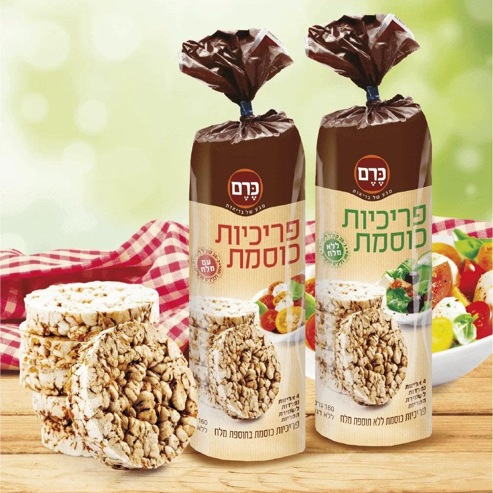 פריכיות כוסמת ללא מלח - כרם - פריקפוא