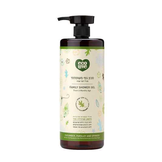 סבון גוף משפחתי - ירוק - 1 ליטר | אקולאב