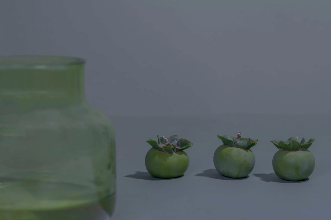 a vase sitting on a table