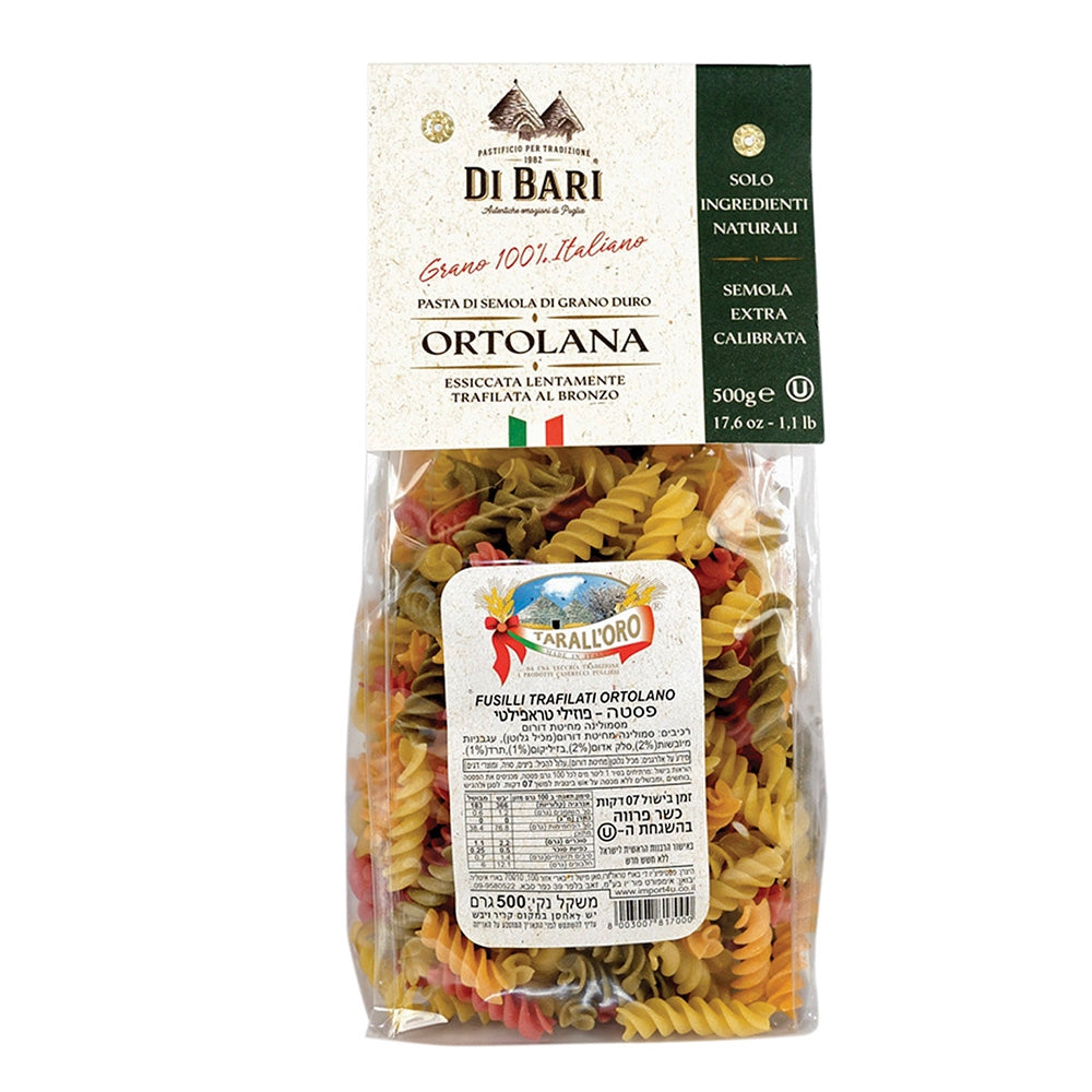 פסטה פוזילי טראפילטי 4 טעמים | טאראלורו - Tarall'Oro - פריקפוא