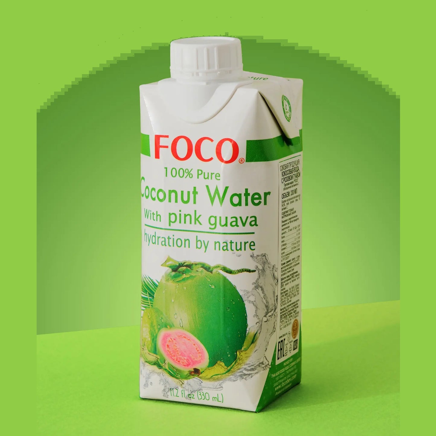 מי קוקוס בטעם גויאבה | פוקו-Foco-פריקפוא