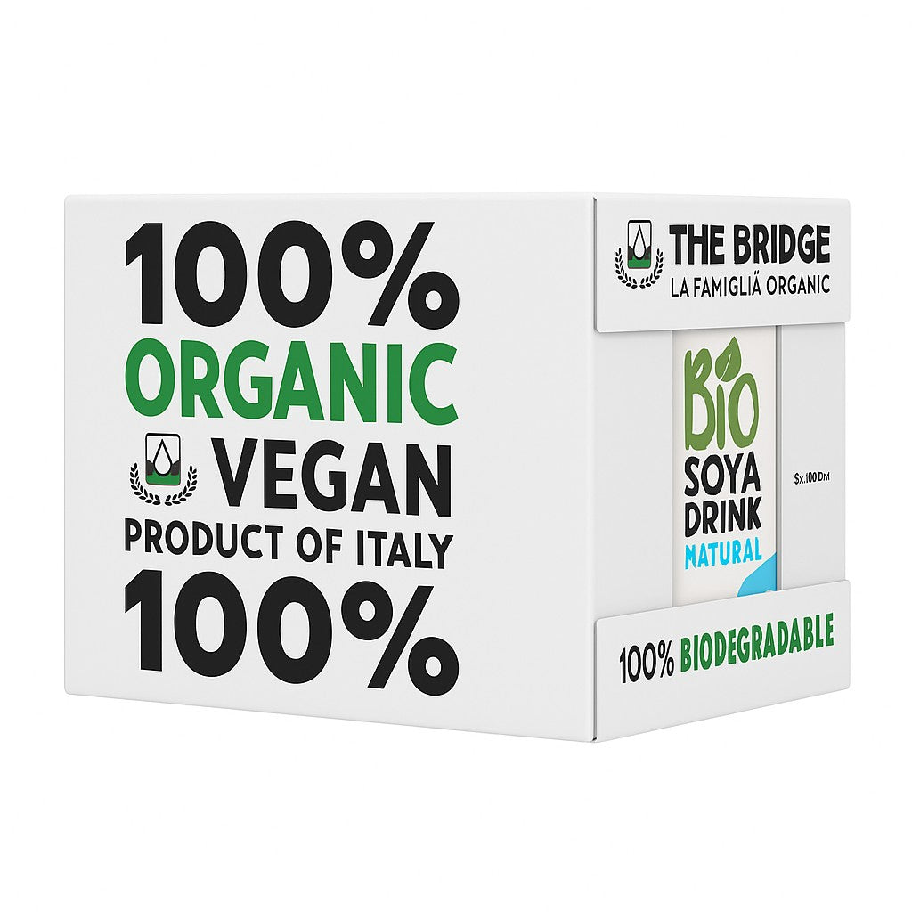 משקה סויה אורגני | דה ברידג - מארז 12 יחידות - The Bridge Bio - פריקפוא