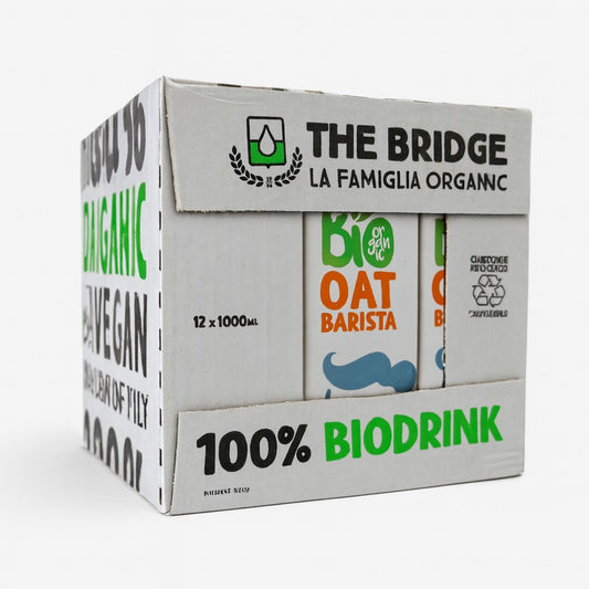 משקה שיבולת שועל בריסטה אורגני | דה ברידג - מארז 12 יחידות - The Bridge Bio - פריקפוא