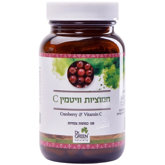 כמוסות חמוציות עם ויטמין C | ד"ר גרין-Dr. Green-פריקפוא