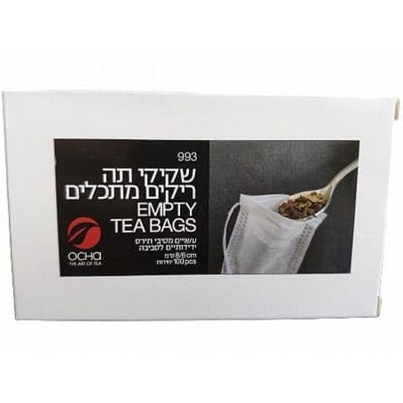 שקיקי תה ריקים מתכלים | אוצ'ה