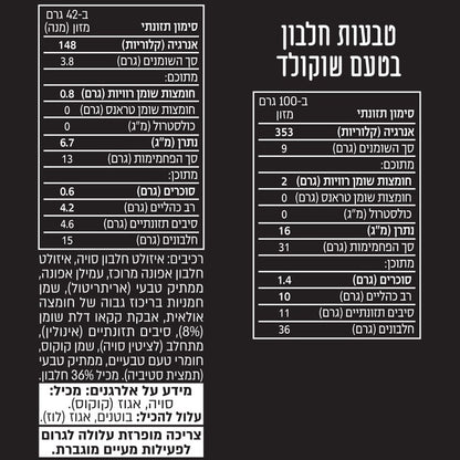טבעות בוקר חלבון בטעם שוקולד | לס איז מור-Less & More-פריקפוא