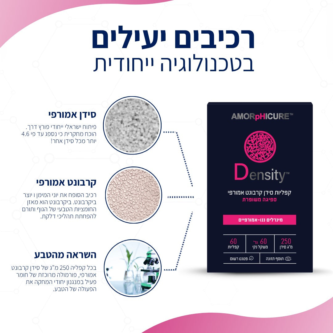 דנסיטי סידן אמורפי DENSITY-אמורפיקל-פריקפוא