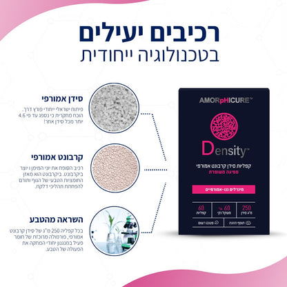 דנסיטי סידן אמורפי DENSITY-אמורפיקל-פריקפוא