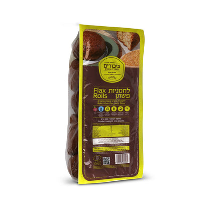 לחמניות פשתן דלי פחמימות - מאפיית ביכורים - פריקפוא