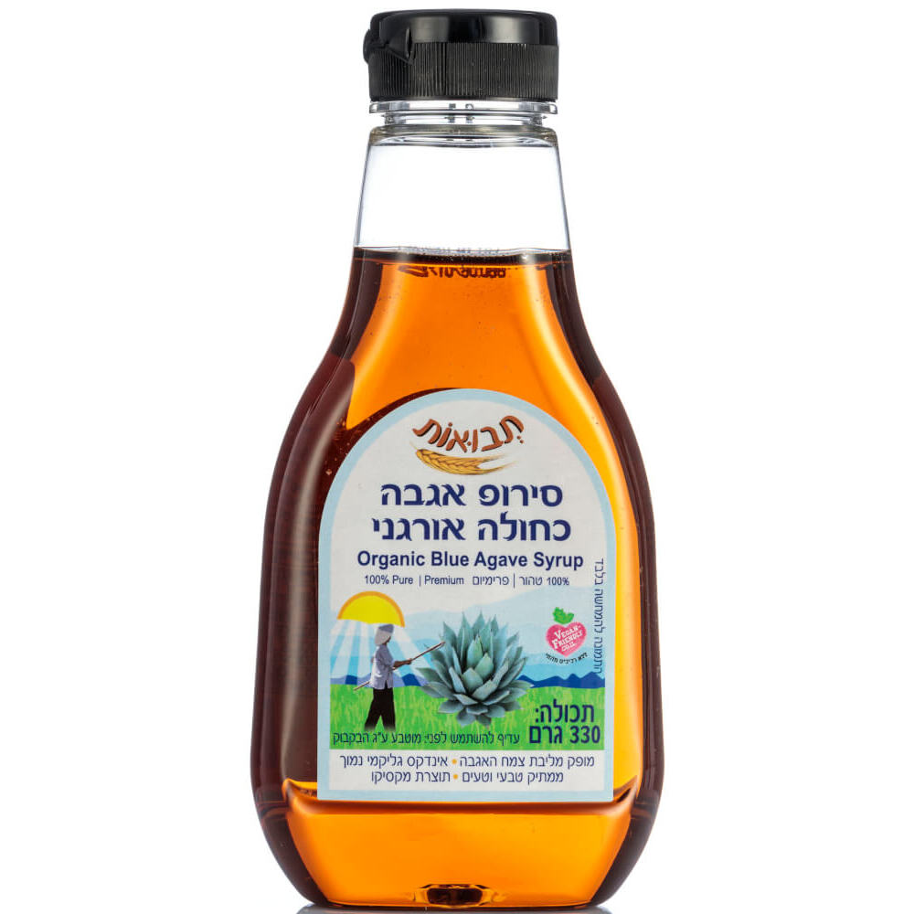 סירופ אגבה כחולה אורגני 330 מ״ל