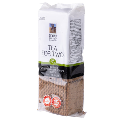 פתי בר אורגני - ביסקוויט מקמח כוסמין מלא וחרובים - השדה - פריקפוא