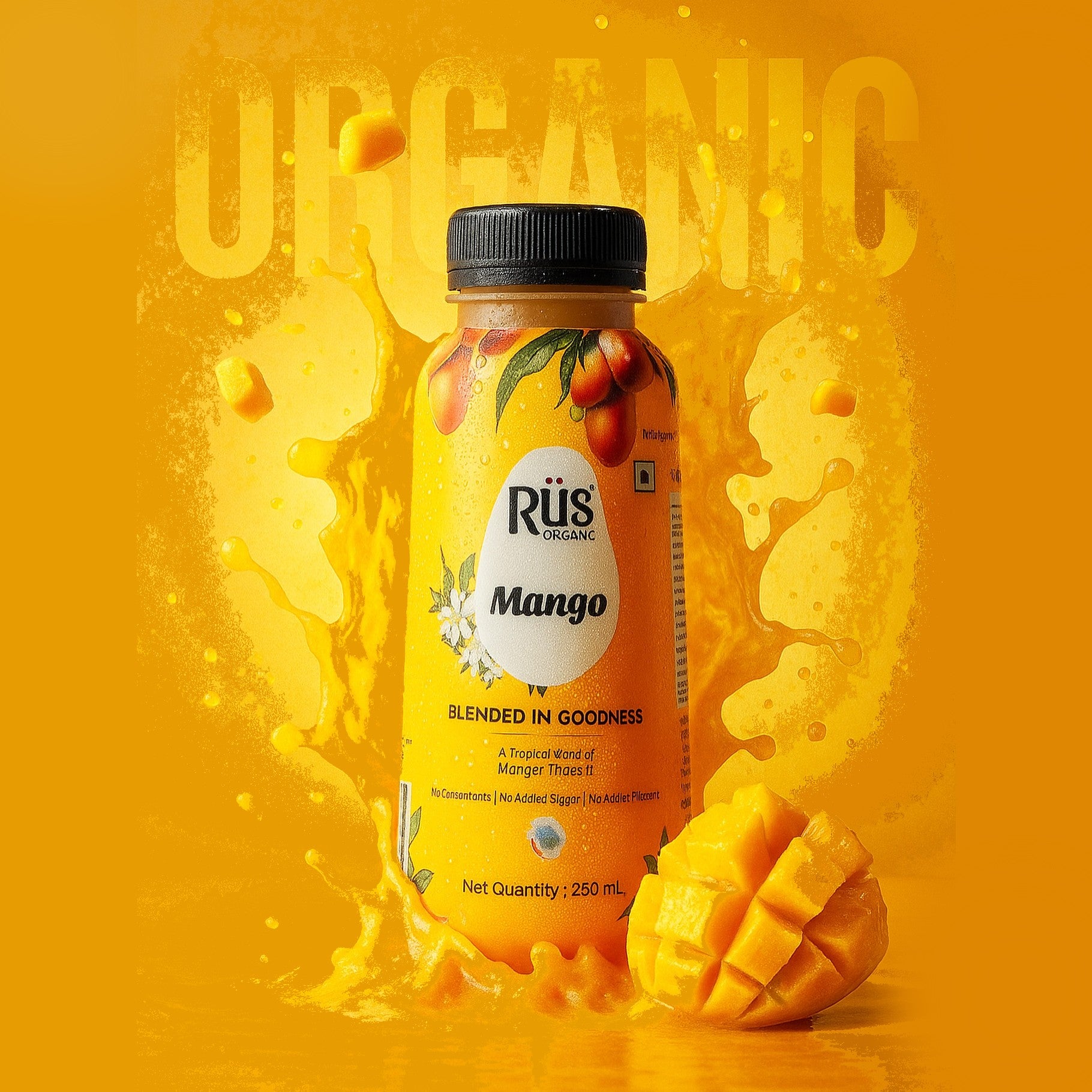 מיץ מנגו אורגני | רוס אורגניק - Rus Organic - פריקפוא