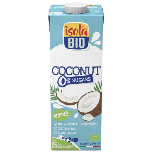 משקה קוקוס 0% סוכר אורגני ללא גלוטן | איזולה ביו - Isola Bio - פריקפוא