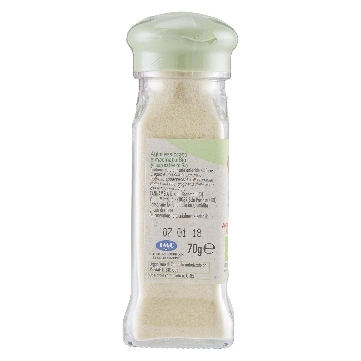 תבלין שום גבישי אורגני | קנהמלה - Cannamela - פריקפוא