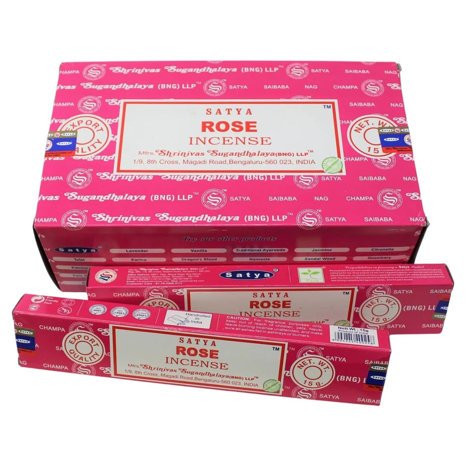 מקלות קטורת איכותית בניחוח ורדים | סאטיה - Satya - פריקפוא