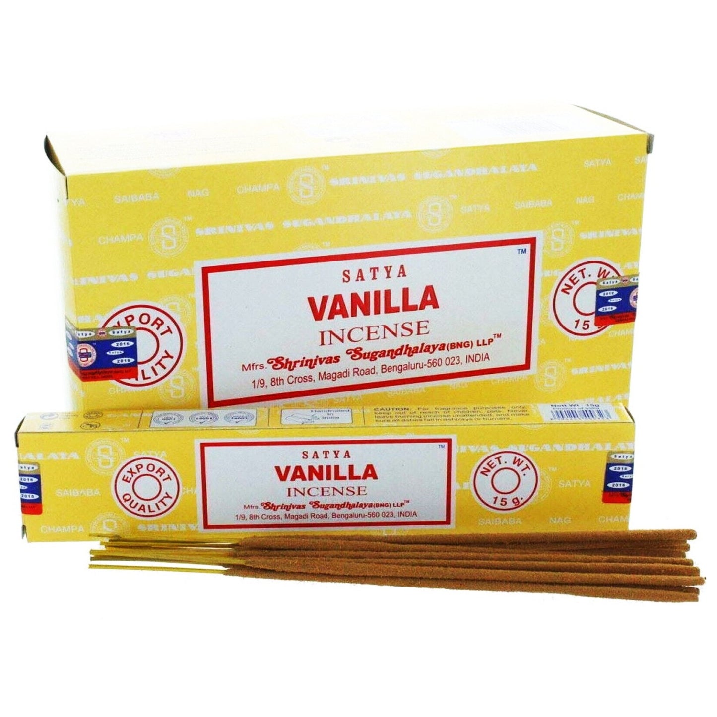 מקלות קטורת איכותית בניחוח וניל | סאטיה - Satya - פריקפוא