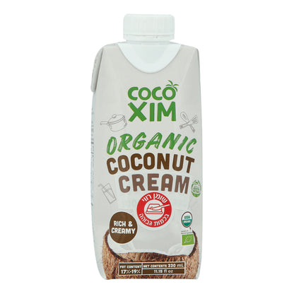 קרם קוקוס אורגני 17-19% - 330 מ"ל COCOMIX - עתיד ירוק - פריקפוא