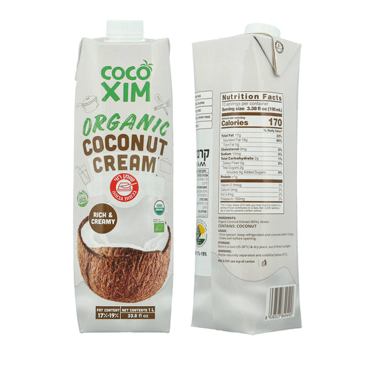 קרם קוקוס אורגני 17-19% COCOMIX - עתיד ירוק - פריקפוא